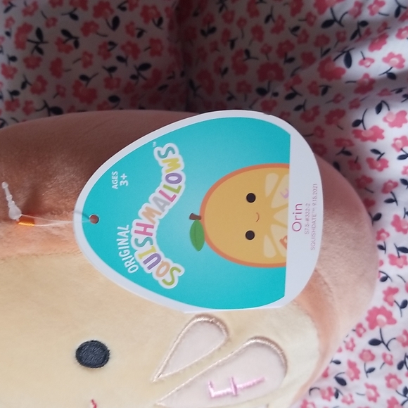 Brand new Squishmallows Orin the orange Pillow 8” - Picture 7 of 8